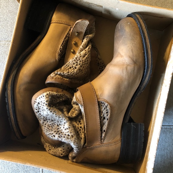 Free People crochet beau boot EUC - Picture 4 of 8